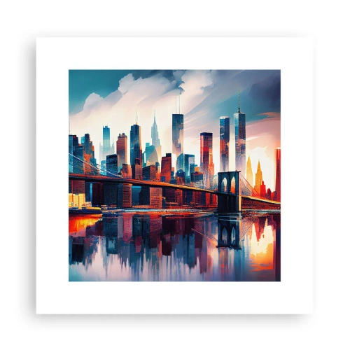 Plakat - Zjawiskowy Nowy Jork - 30x30 cm