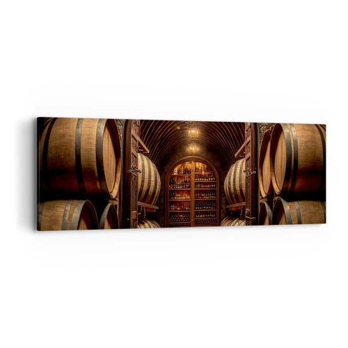 Obraz na płótnie - Klimatyczna piwnica - 90x30 cm