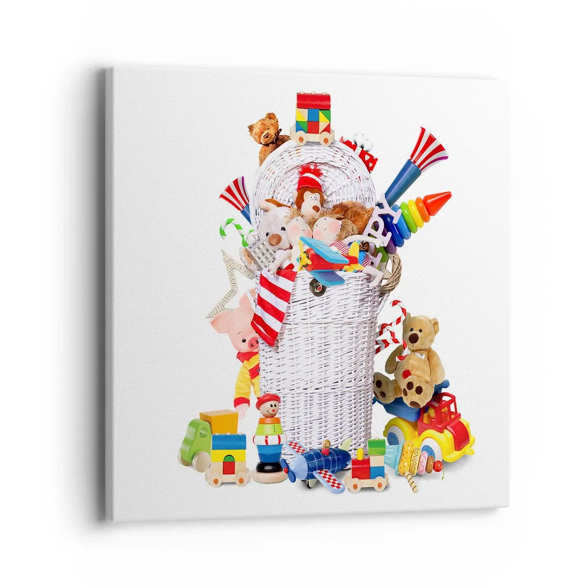 Obraz na płótnie - Skarby malucha - 40x40 cm