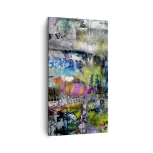 Obraz na płótnie - Kolaż wspomnień - 45x80 cm