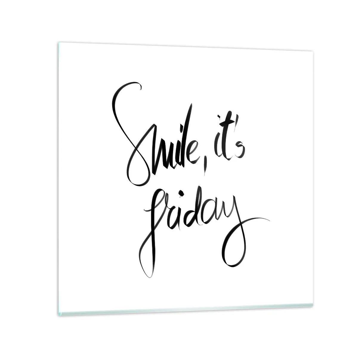 Obraz na szkle - Prawdziwa radość - 40x40 cm