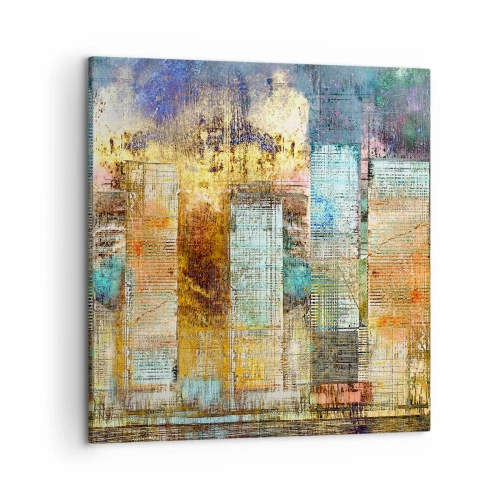 Obraz na płótnie - Słoneczna metropolia - 50x50 cm
