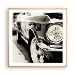 Plakat w ramie jasny dąb - Nieprzemijający blask - 60x60 cm