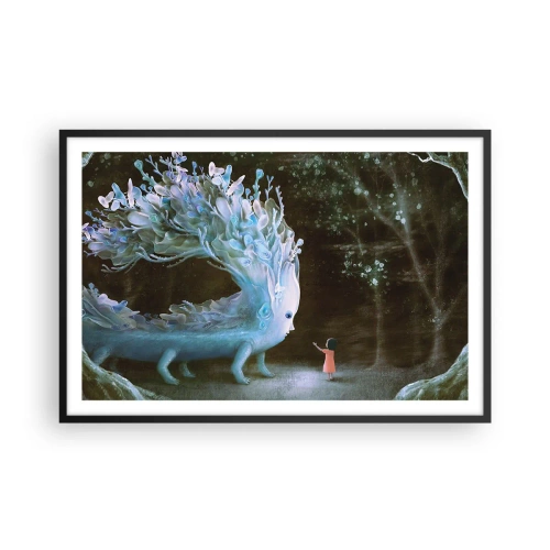 Plakat w czarnej ramie - Fantastyczne spotkanie - 91x61 cm