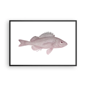 Plakat w czarnej ramie - Ryba wielkooka - 91x61 cm