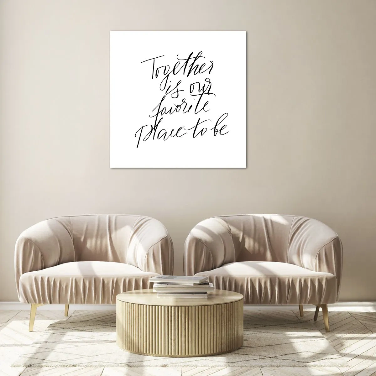 Obraz na szkle - Też to czujesz? - 30x30 cm