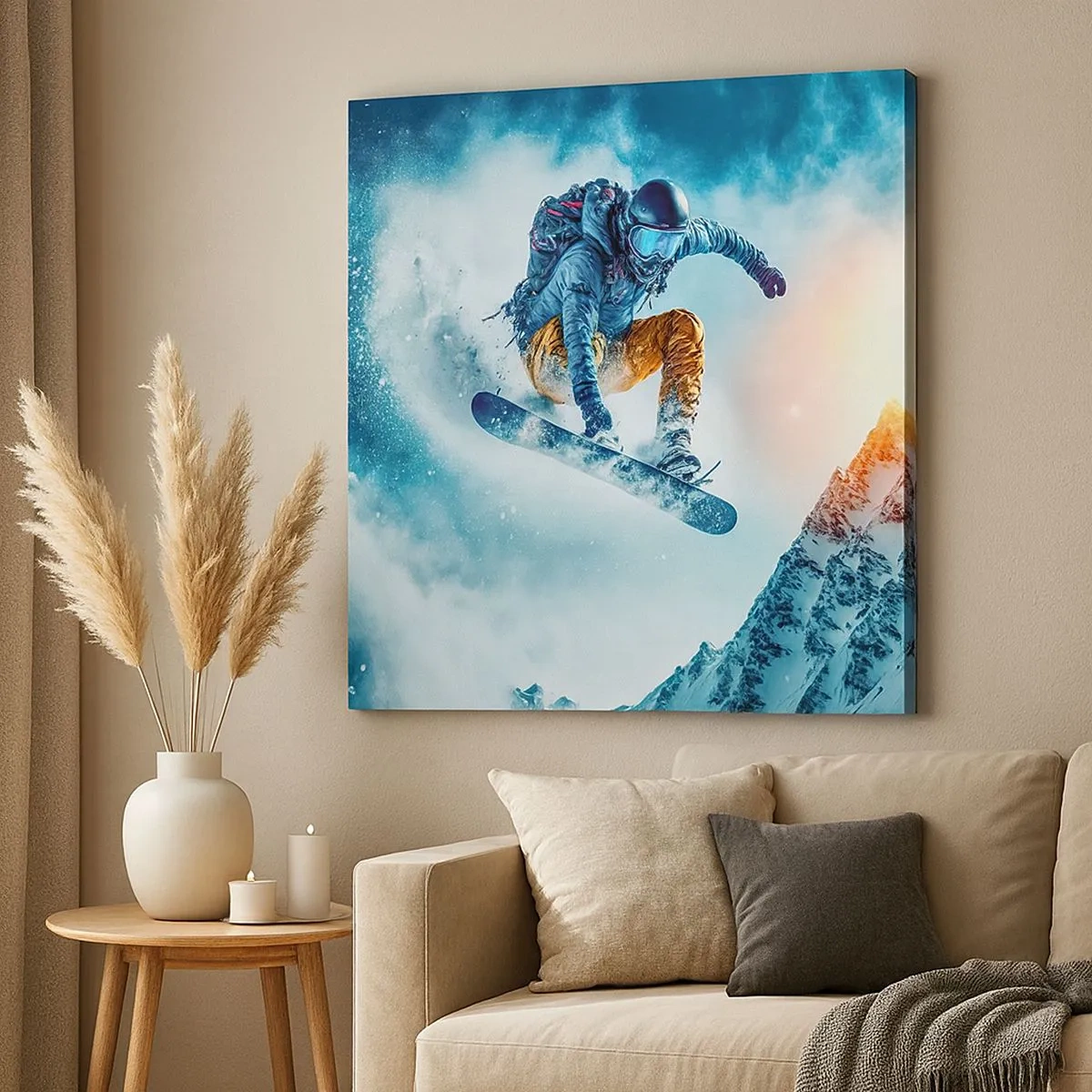 Obraz na płótnie - Ekstremalne emocje - 30x30 cm