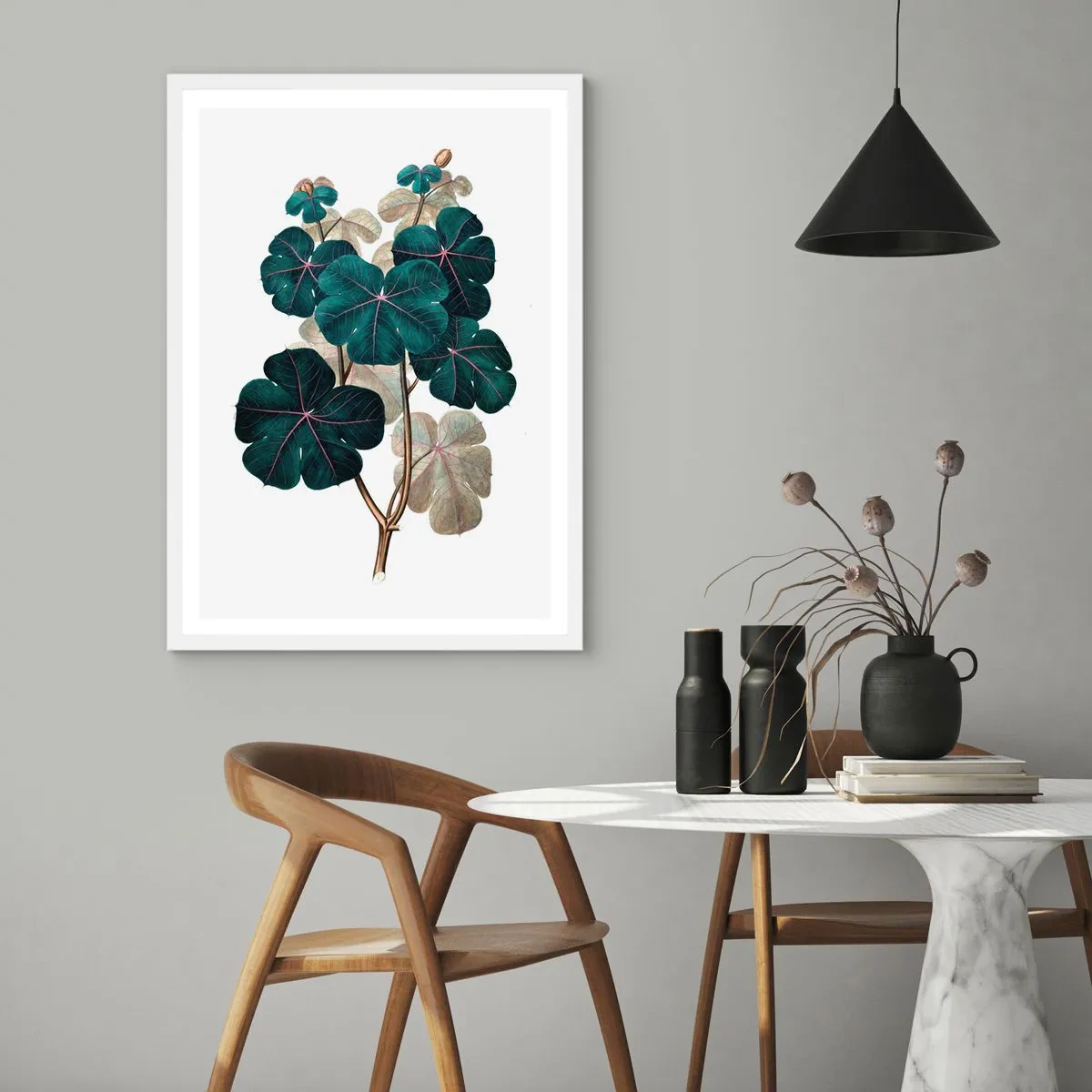 Plakat w białej ramie - Ze starego zielnika - 40x50 cm