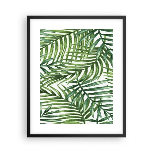 Plakat w czarnej ramie - Pod zielonym baldachimem - 40x50 cm
