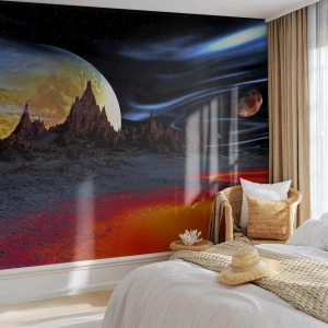 Fototapeta Standard Eco - Nieznany świat - Abstrakcja, Kosmos, 3D - 200x140 cm