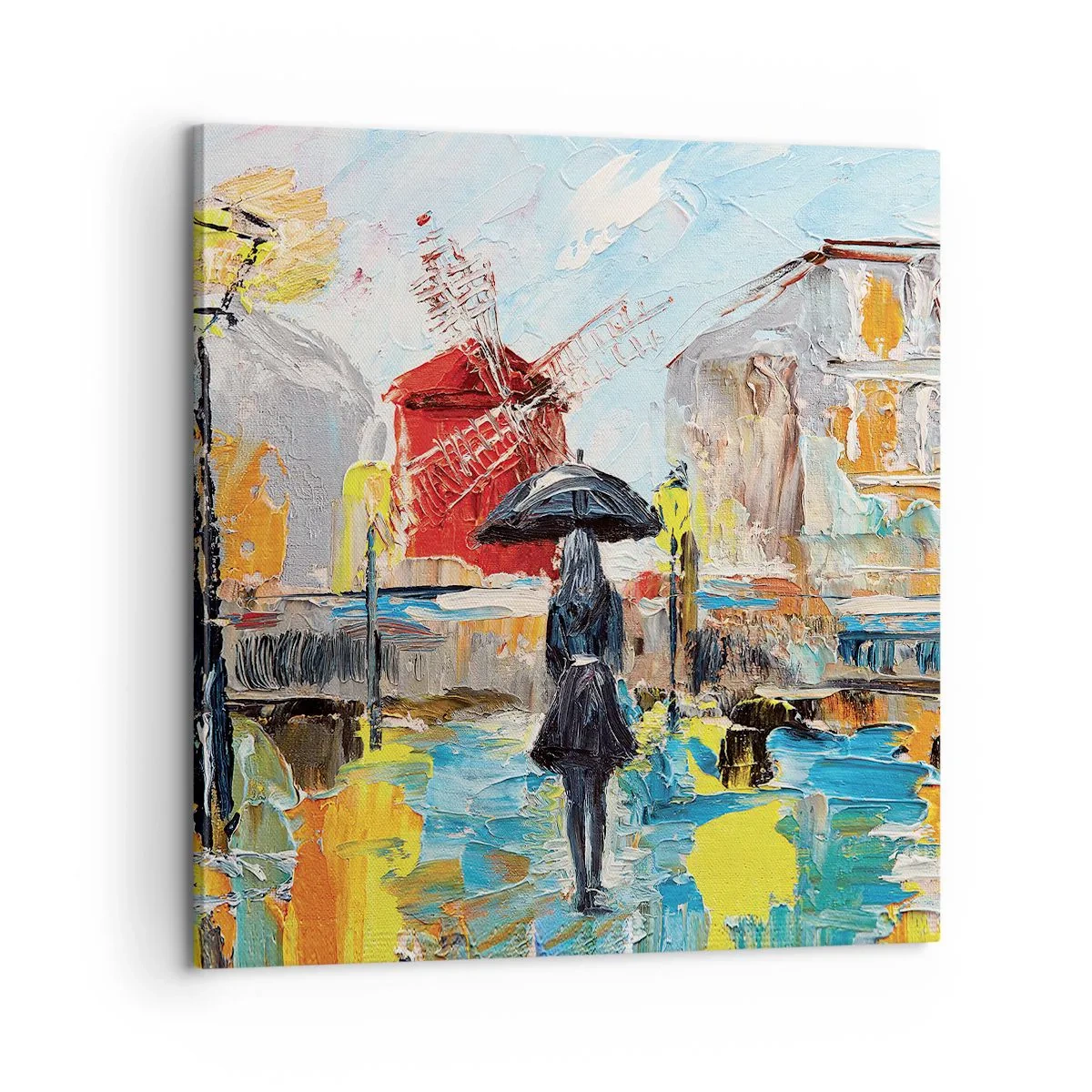 Obraz na płótnie - Paryskie legendy - 60x60 cm