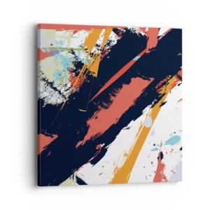 Obraz na płótnie - Kompozycja dynamiczna - 40x40 cm
