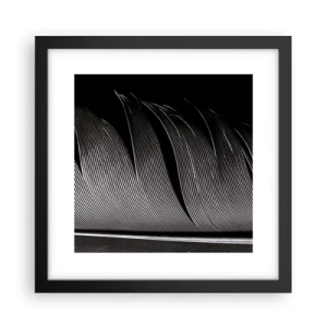 Plakat w czarnej ramie - Pióro – cudowna konstrukcja - 30x30 cm