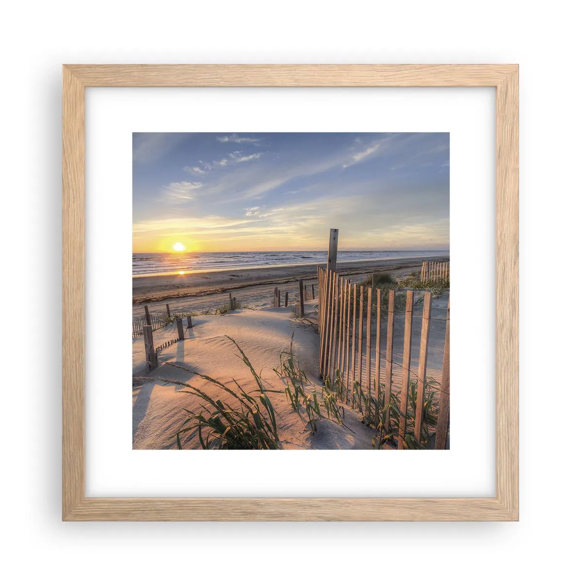 Plakat w ramie jasny dąb - Blask i cień wiatru - 30x30 cm