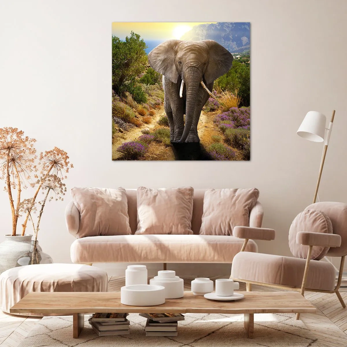 Obraz na płótnie - Tak wyglądał Eden - 40x40 cm