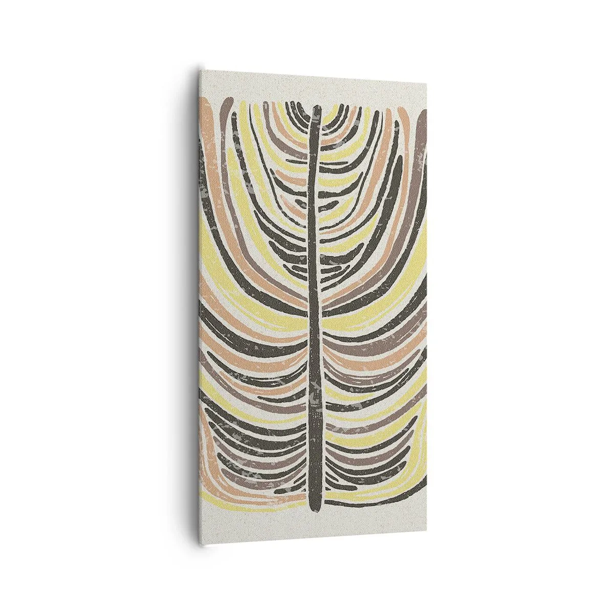 Obraz na płótnie - Abstrakcja pełna życia - 65x120 cm