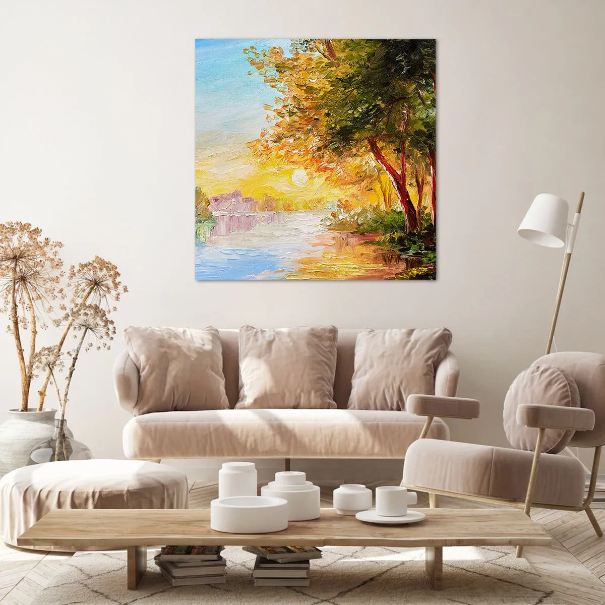 Obraz na płótnie - Et in Arcadia ego - 60x60 cm