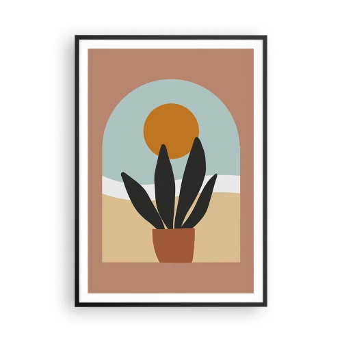 Plakat w czarnej ramie - Drobne radości - 70x100 cm