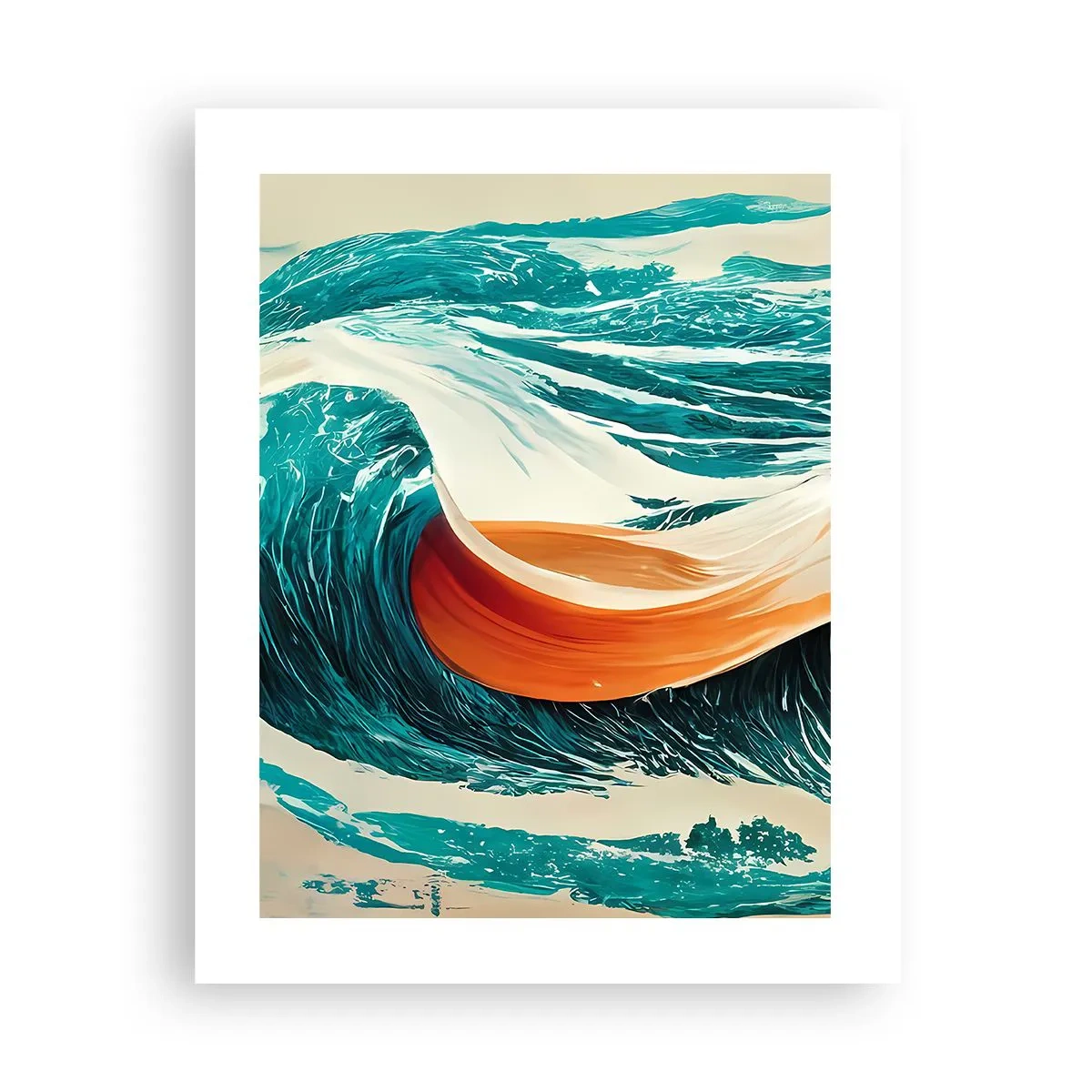 Plakat - Sen surfera - 40x50 cm