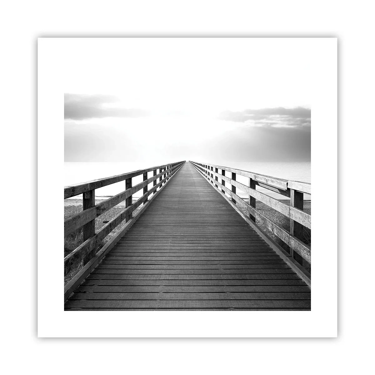 Plakat - W siną dal… - 40x40 cm