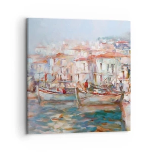 Obraz na płótnie - Pastelowe wakacje - 70x70 cm