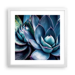 Plakat w białej ramie - Witalna siła - 40x40 cm