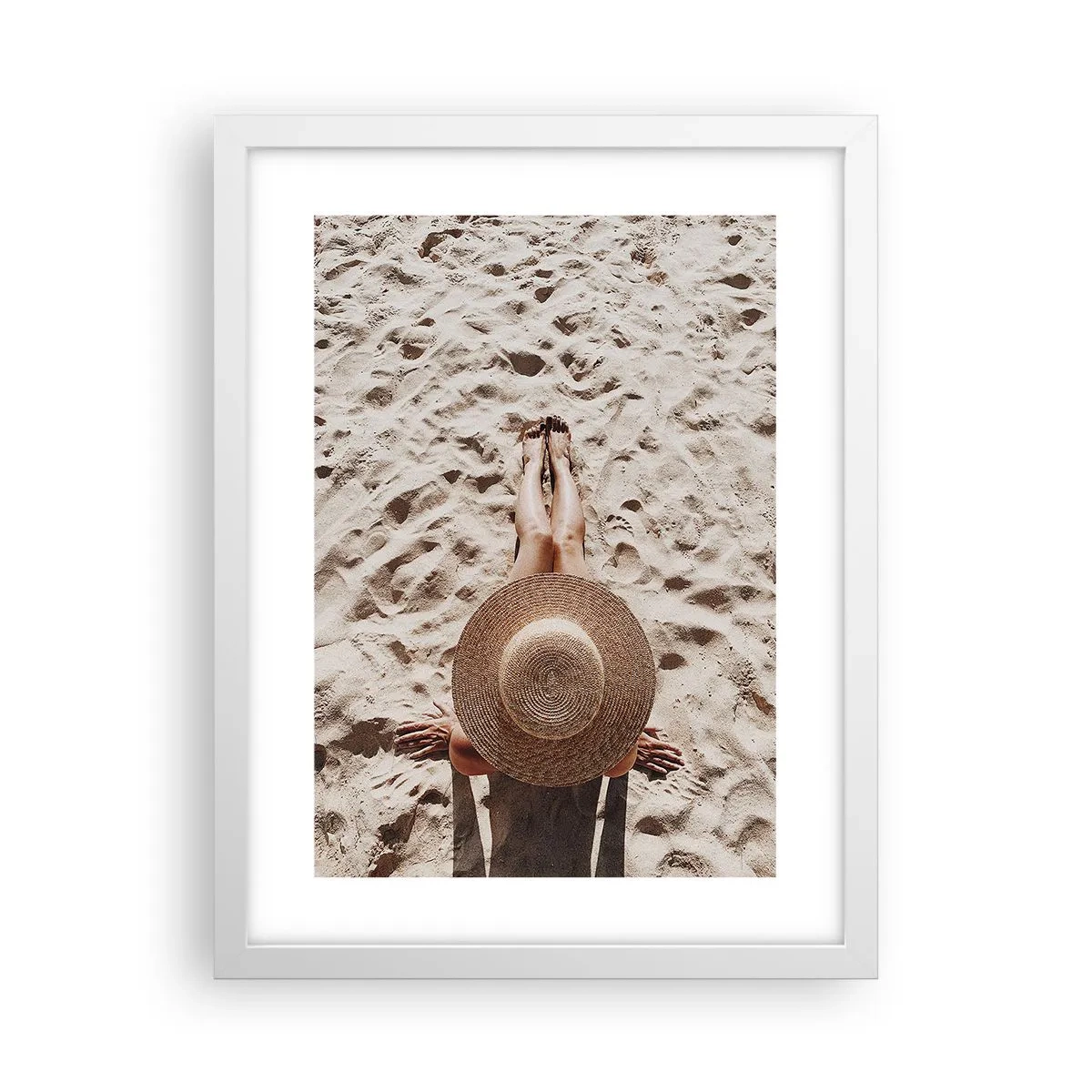 Plakat w białej ramie - Wymarzony czas - 30x40 cm