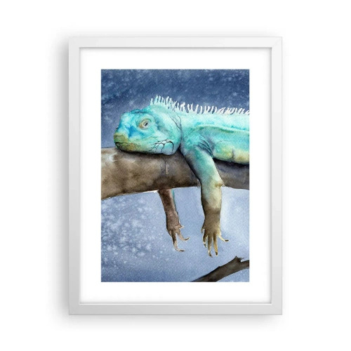 Plakat w białej ramie - Jest dobrze! - 30x40 cm