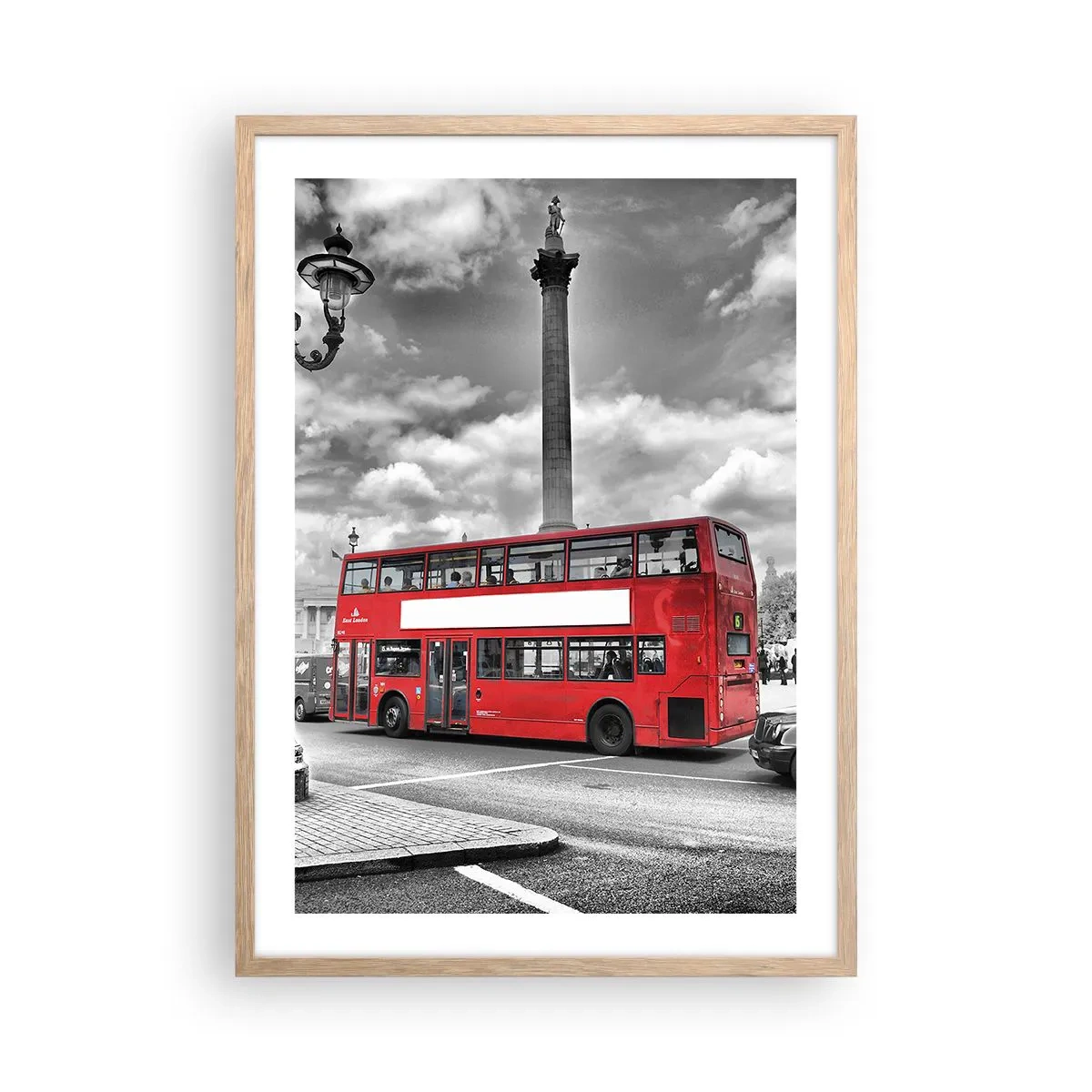 Plakat w ramie jasny dąb - Prawdziwy krwioobieg miasta - 50x70 cm