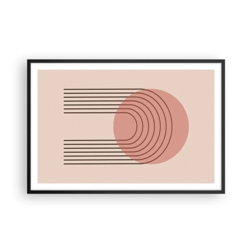 Plakat w czarnej ramie - Nieodparte przyciąganie - 91x61 cm