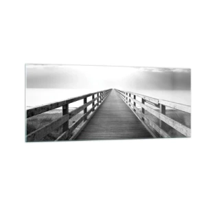 Obraz na szkle - W siną dal… - 100x40 cm