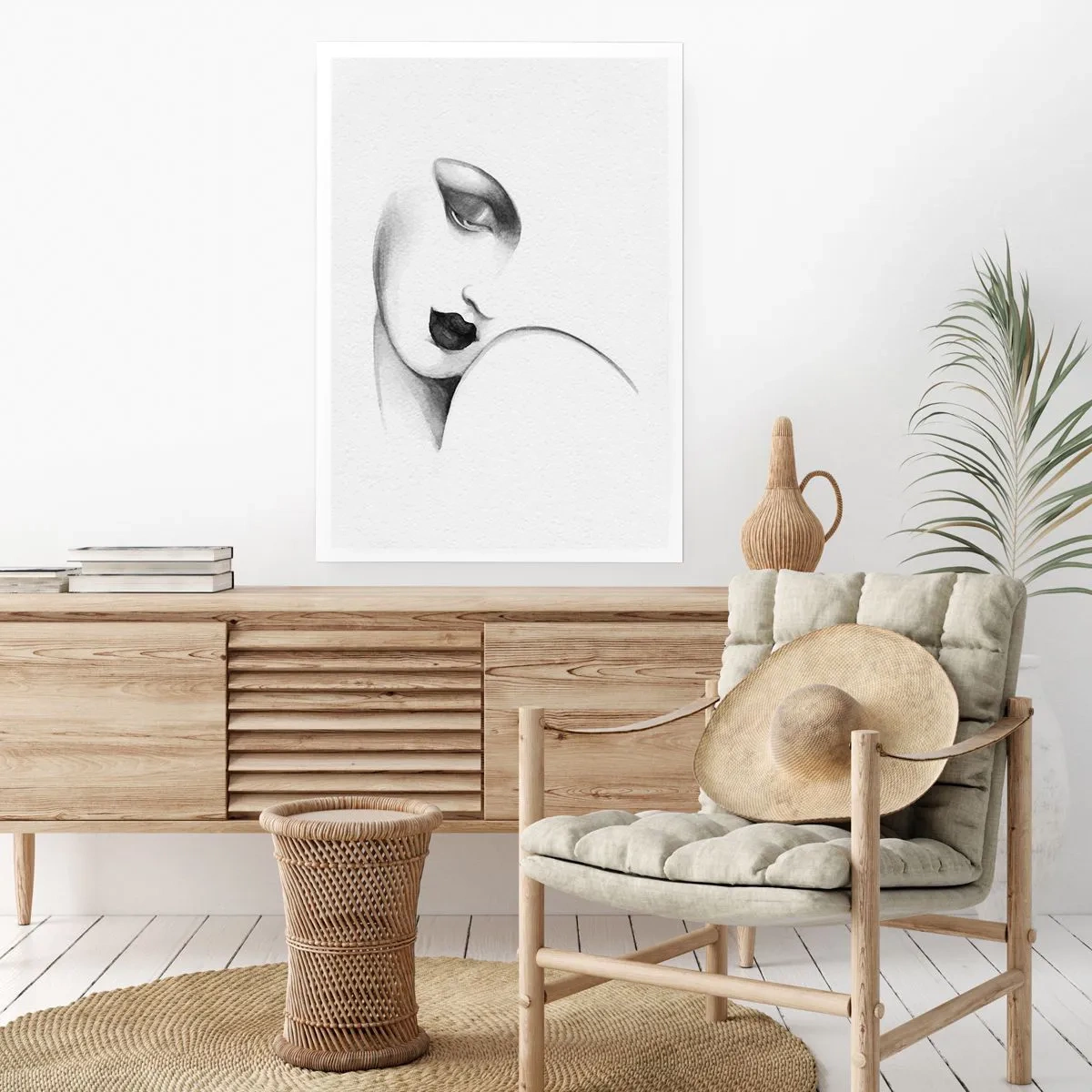 Plakat - W stylu Łempickiej - 30x40 cm