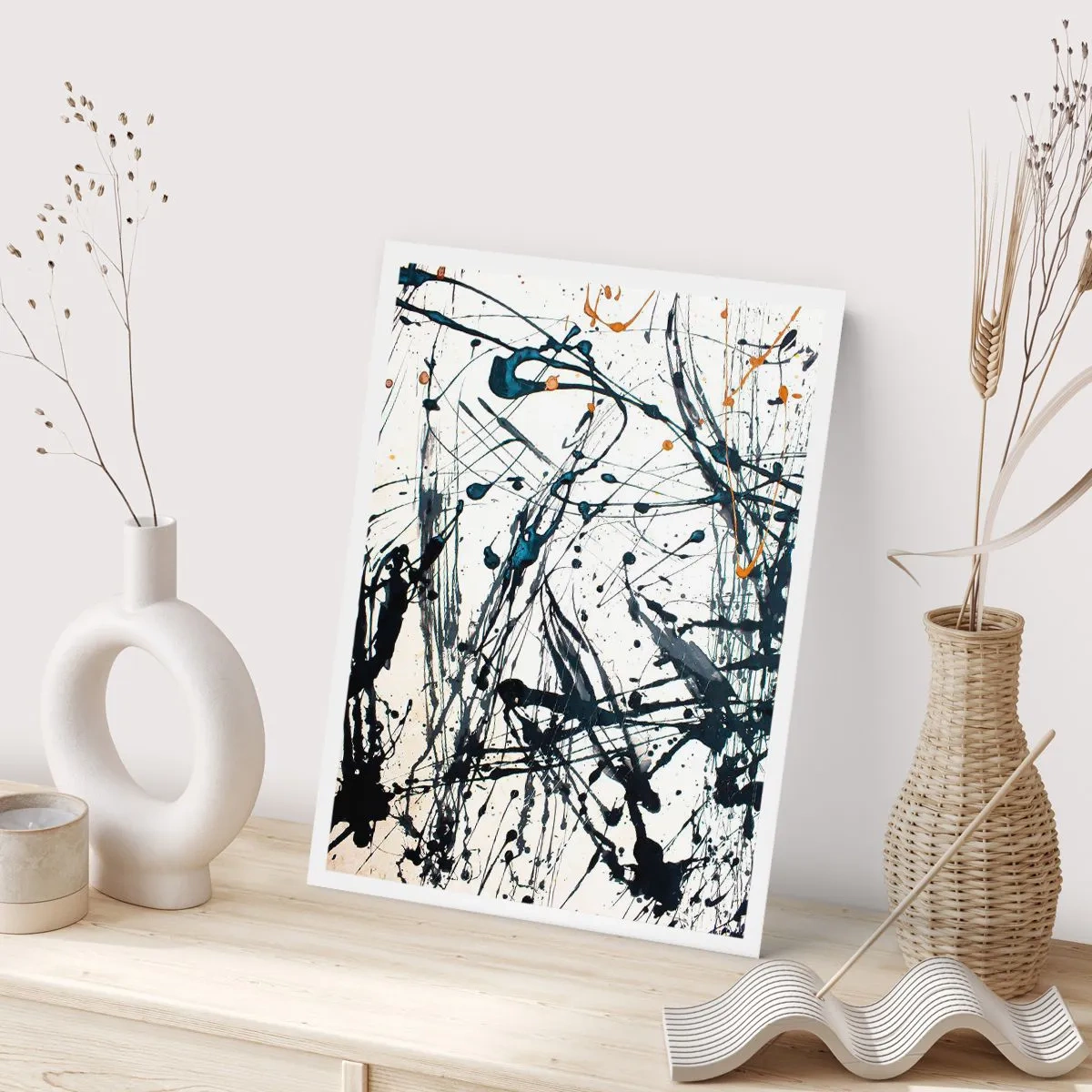 Plakat - Abstrakcja ekspresjonistyczna - 40x50 cm