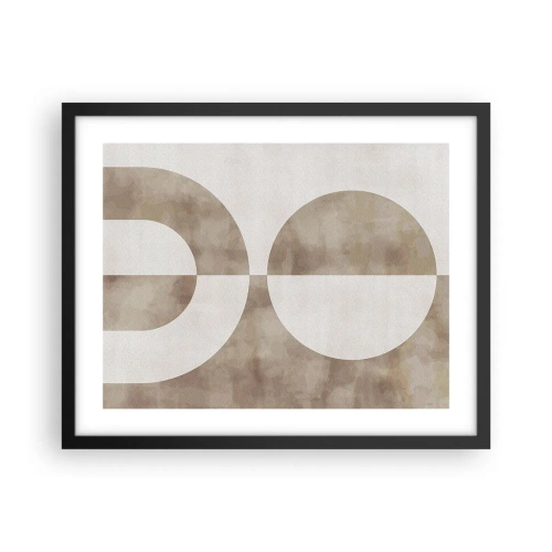 Plakat w czarnej ramie - Podobieństwa i różnice - 50x40 cm