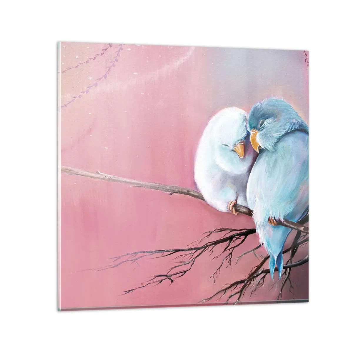 Obraz na szkle - Cóż tu dodać?… - 50x50 cm