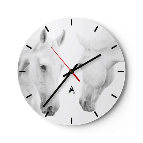 Zegar ścienny - Czy to jest przyjaźń…? - 40x40 cm