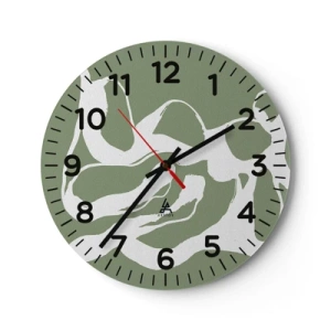 Zegar ścienny - Wołanie przestrzeni - 30x30 cm