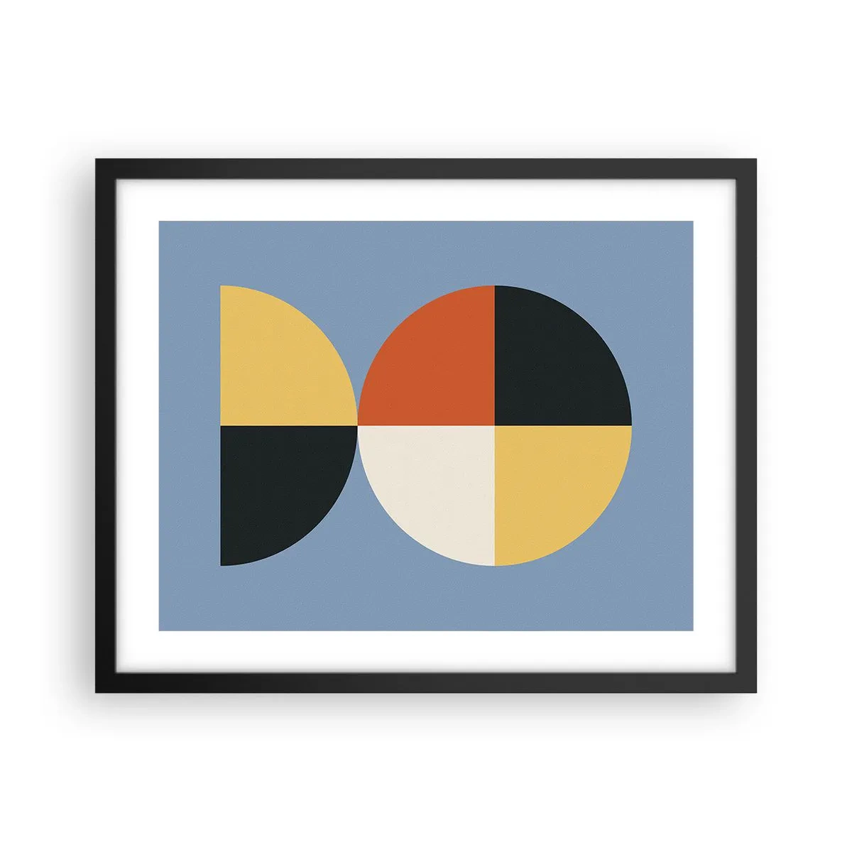 Plakat w czarnej ramie - Patrz i licz - 50x40 cm