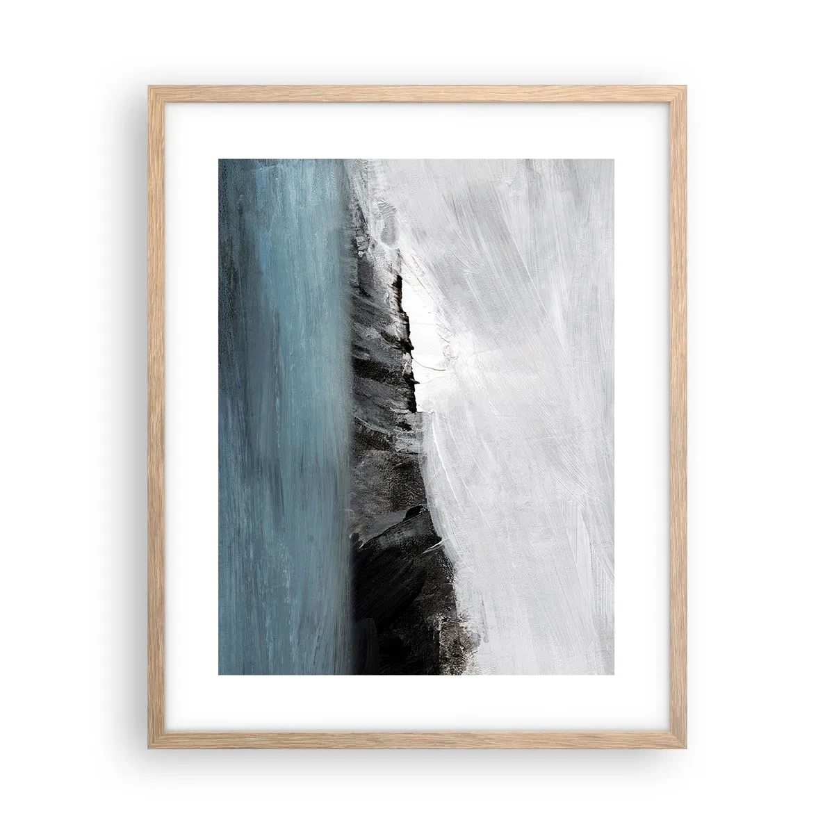 Plakat w ramie jasny dąb - Woda – ziemia: starcie żywiołów - 40x50 cm