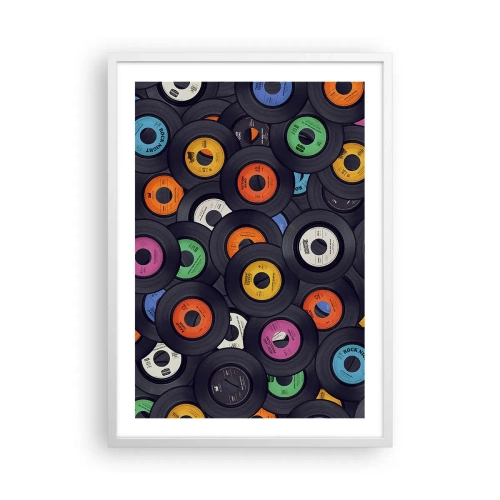 Plakat w białej ramie - Kolory klasyki - 50x70 cm