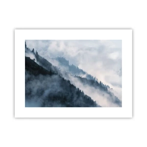 Plakat - Mistyka gór - 40x30 cm