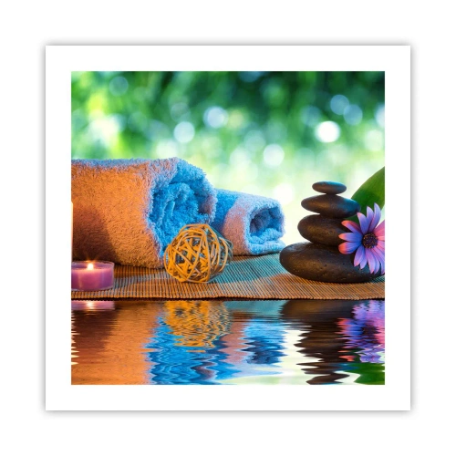 Plakat - Czas dla ciała - 50x50 cm