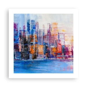 Plakat - Radosna metropolia - 50x50 cm