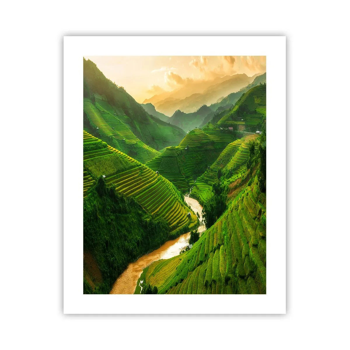 Plakat - Wietnamska dolina - 40x50 cm