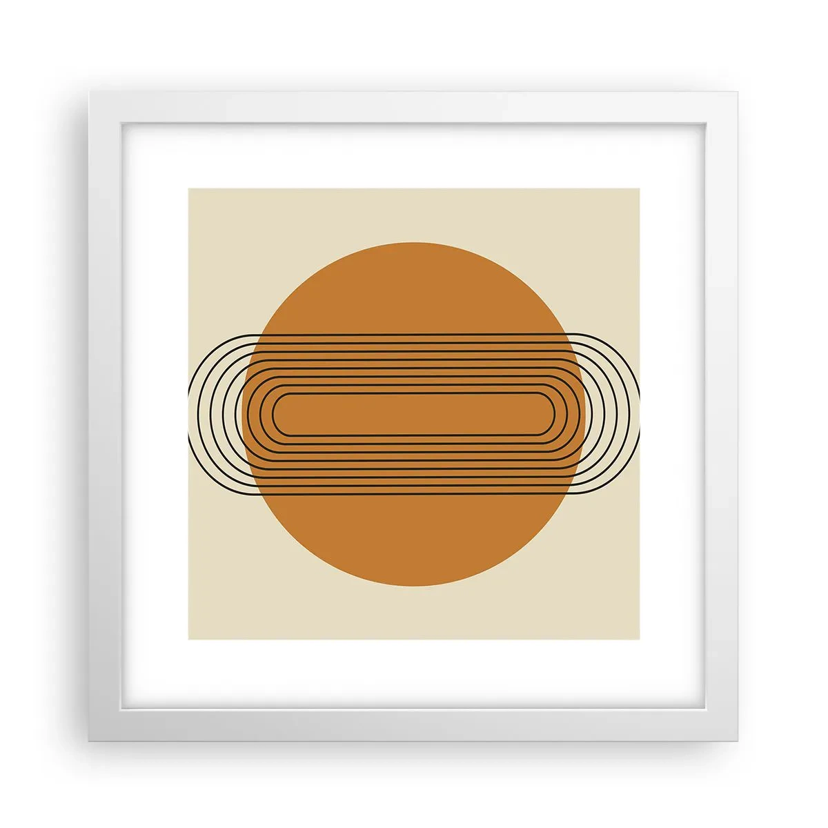 Plakat w białej ramie - Plan doskonały - 30x30 cm
