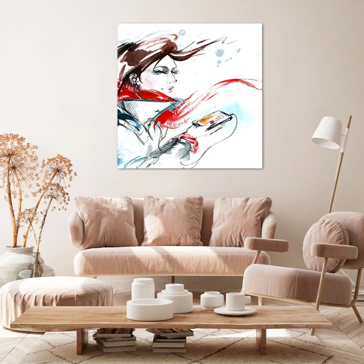 Obraz na płótnie - Coś we mnie gra - 30x30 cm