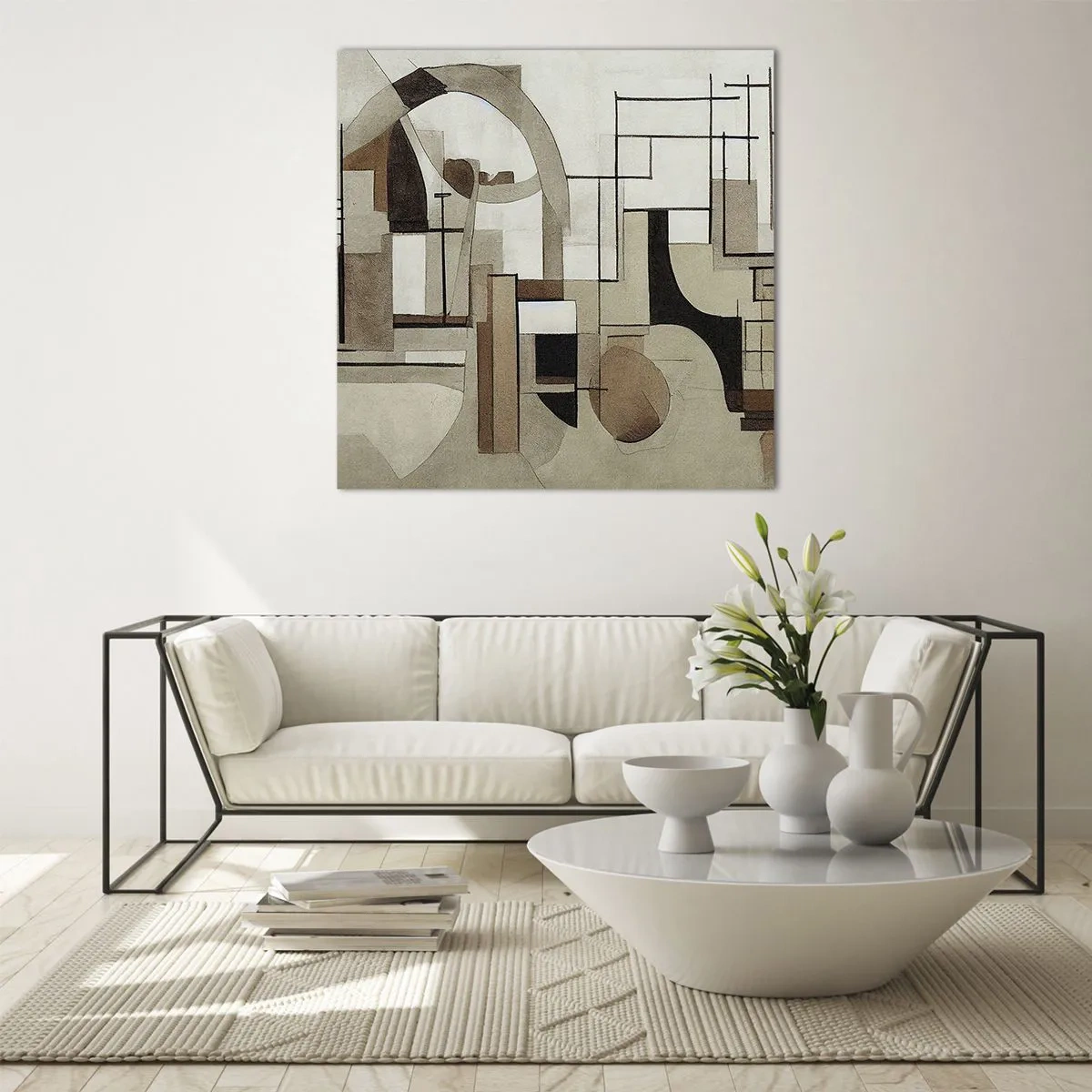 Obraz na szkle - Pejzaż miejski 2.0 - 70x70 cm