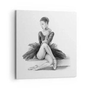 Obraz na płótnie - Zaczarowana tańcem - 60x60 cm