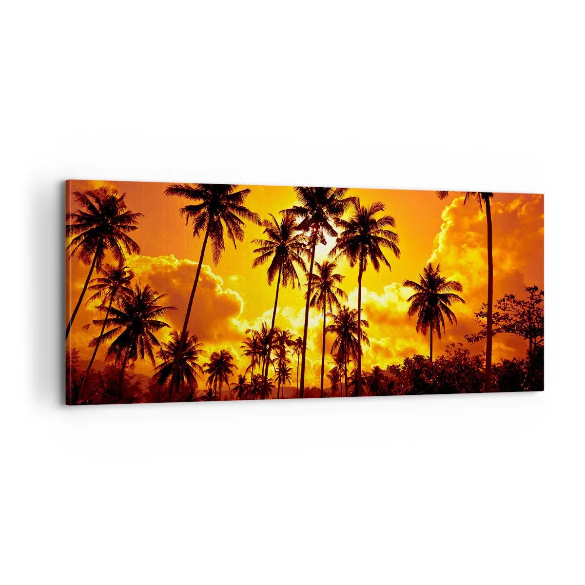 Obraz na płótnie - Płoną góry, płoną lasy - 100x40 cm
