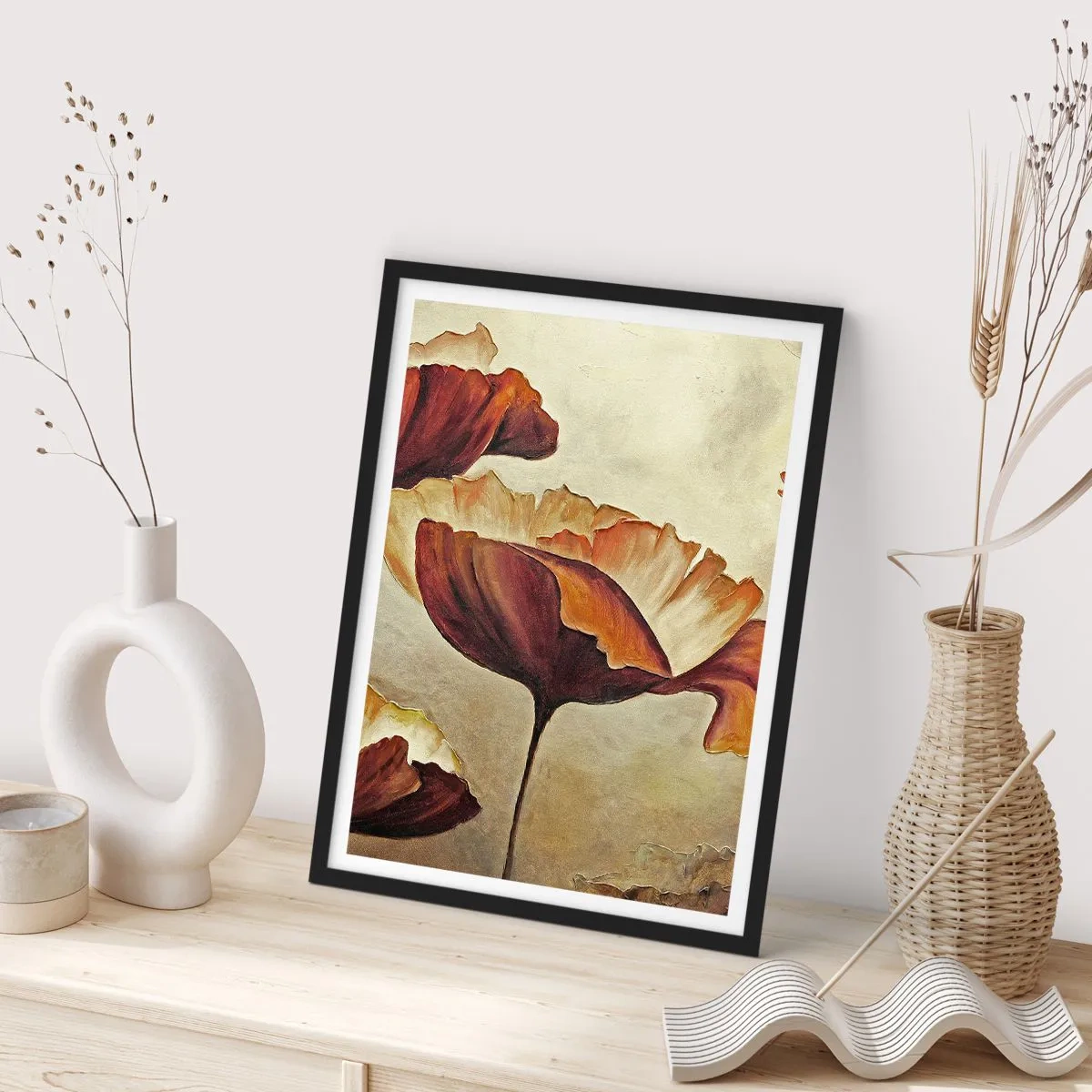 Plakat w czarnej ramie - Łąki łan - 61x91 cm